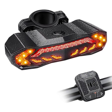 Cykel Blinklys Smart Fjernbetjent Cykel Baglygte Cykelhorn Baglygte Til Racercykel Foldecykel