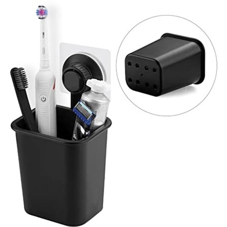 Selvklebende elektrisk tannbørsteholder for bad og dusj | Vegg