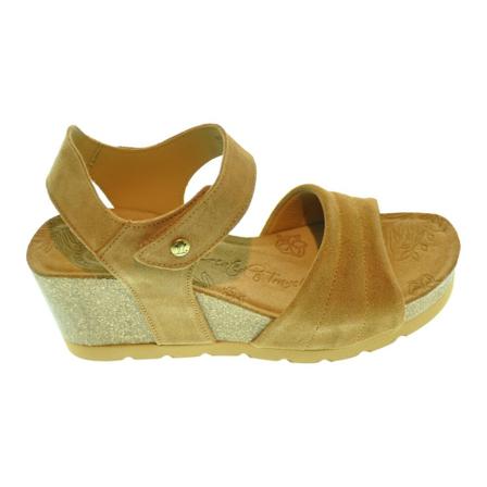 Panama Jack Sandaal 221Pan06 , Bruin , Dames , Maat: 39 EU