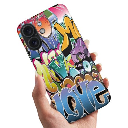 iPhone 16 Plus - Cover/Mobilcover Graffiti
