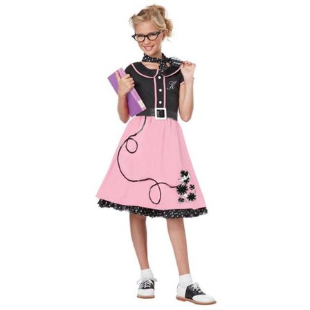 50-TALS FLICKA BARN MASKERADDRÄKT Maskeradkläder