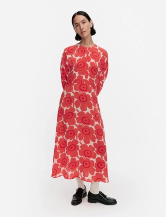 Marimekko Rytmi Unikko - Red - 44