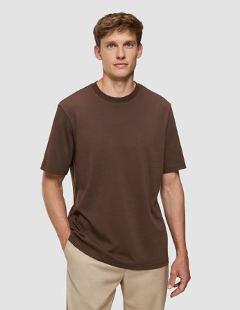 Shaping New Tomorrow - Heavy Box Fit T-shirt - Saddle Brown - Box Fit - Herre - Størrelse S
