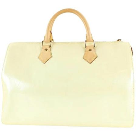 Louis Vuitton Vintage, Pre-owned Leather louis-vuitton-bags Geel, Dames, Maat:ONE Size