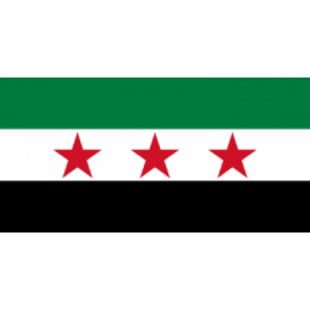 Flagg - Syria (gammel) Syrian National Coalition 150X90 cm