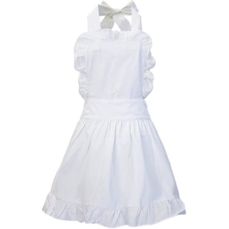 Fashion Vintage Apron Ruffle Retro Cooking Apron Cute Kitchen Apron for Women