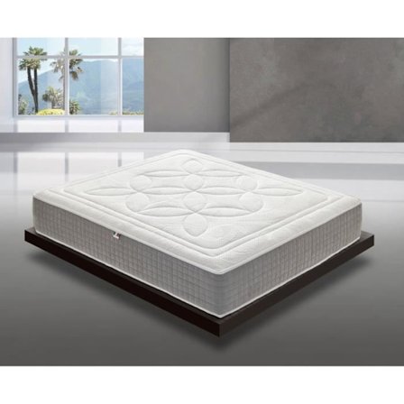 Memory Foam madrass - Höjd 28 cm - Memory 5 cm - Avtagbart överdrag 90 x 200 cm