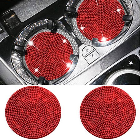 Bling Bling Kopphållare Bil 2 st Inredning Tillbehör Kristall Rhin