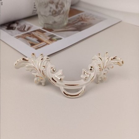 2stk Møbelhåndtak Antikke Dørhåndtak GULL