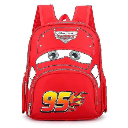 Lynet McQueen Biler Trykk Barn Gutter Tegneserie Ryggsekker Skoleveske [DB]