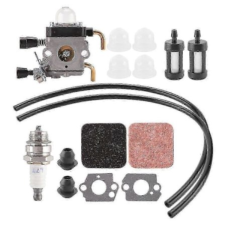FS85 FS80 Förgasare för Stihl FS75 FS80R FS85 FS85R FS85T FS85RX Trimmer Grästrimmer C1Q-S97 Förgasare med Bränsle Repower Kit Luftfilter