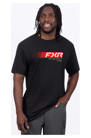 T-Shirt FXR Factory Premium Zwart/Rood XL
