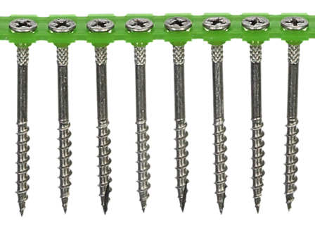 ESSVE 601342 Plattingskrue 4,2 mm Ø, båndet, PH2, A4, 1000-pakning 42 mm, Innfesting