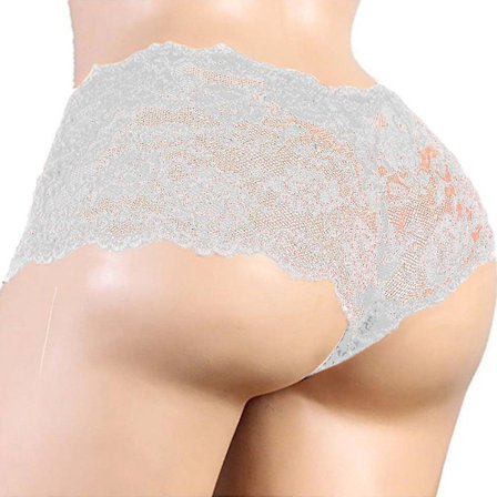 Sexet hvid herreblonde G-streng undertøj Lingeri L Hvid