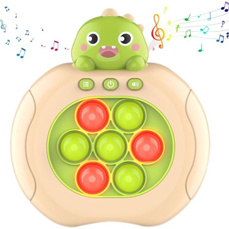 Hurtig trykk håndholdt fidget leketøy lys opp pedagogisk spill for barn 3+ interaktiv Playstation-konsoll med lyd fingertupp pop