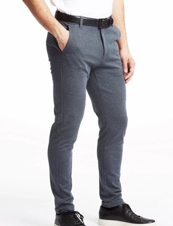 Lindbergh Superflex Pant Normal Length - Blue - L