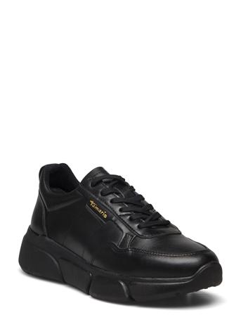 Woms Lace-Up Low-top Sneakers Sort Tamaris