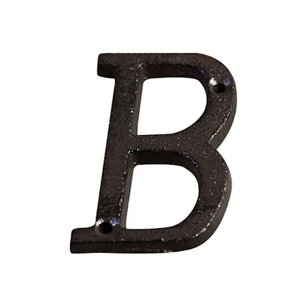 Kreativa Legering Smidesjärn Nummer Bokstav Kreativ DIY Hus Bokstav