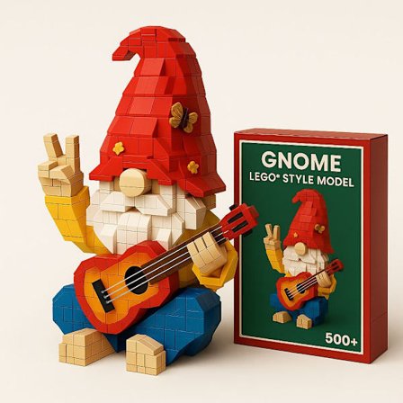 Tonttu rakennuspalikka hiukkasia koristelu koristeet uusi kääpiö lelu työpöydän koristeet