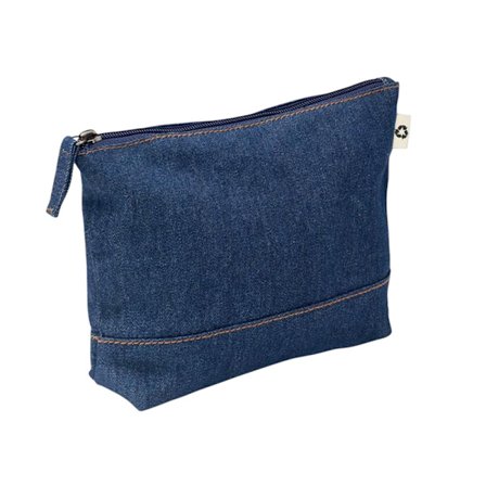 MidOcean Style Pouch Denim Återvunnen Sminkväska One Size Blå