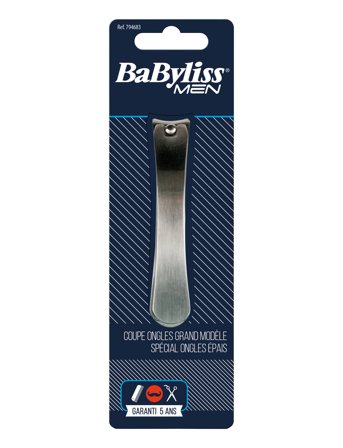 Babyliss Paris Nail Clippers Large Men - Silver - ONE SIZE