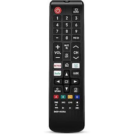 Universell fjärrkontroll för Samsung Smart-TV, ersättningskontroll passande för 4k UHD QLED HDTV LED-TV, med Hulu Netflix Prime-video-knappar