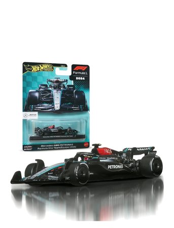 Hot Wheels Premium Formula 1 1:64 Scale Die-Cast Mercedes-Amg Petronas Formula One Team W15 Vehicle - Black - ONE SIZE