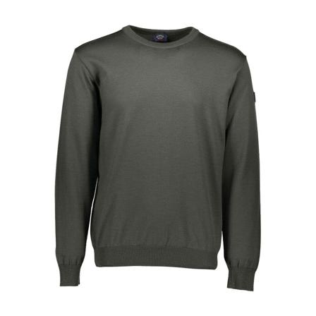 Paul & Shark Round-neck Strik Grøn, Herre Strik