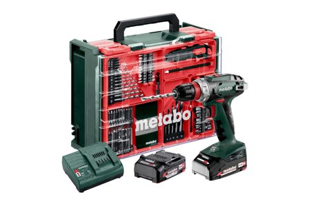 Metabo BS18 Borrskruvdragare med batteri och laddare, Maskiner
