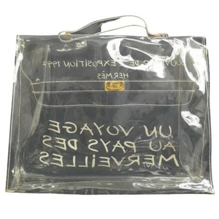 Hermès Vintage Pre-owned Vinyl handbags vit, Dam Vintage Väskor, Dam, Storlek: ONE SIZE