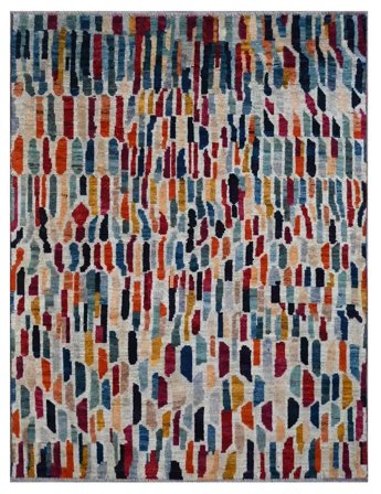 Small Berber Colourful Rug 147X195 Wool
