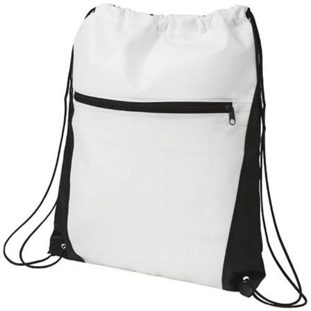 Bullet Contrast Non Woven Drawstring Ryggsäck One Size White/so