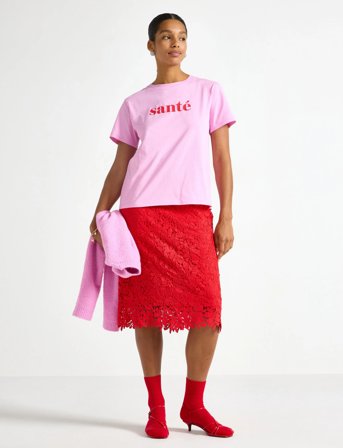 Lindex Skirt Selena - Red - L