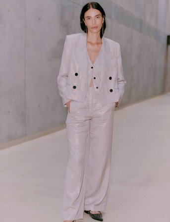 Copenhagen Muse Cmnatula-Pant - Grey - M