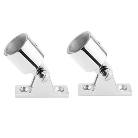 2 kpl Ruostumattomasta Teräksestä 316 Veneen Bimini-Kattokiinnike Kansi Sarana Liukukorkki Putki Silmä Päätykansi Katos Putki Veneen Tarvikkeet