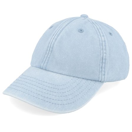 Beechfield - Blå unconstructed Keps - Kids Vintage Washed Light Blue Dad Cap @ Hatstore