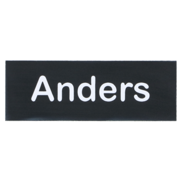 Navneskilt nål - eget navn