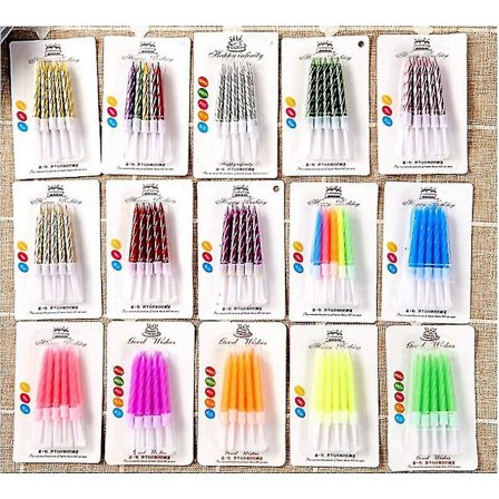 0-9 Tegneserie Lys Nummer Kakefest Barn Bursdag Dekor