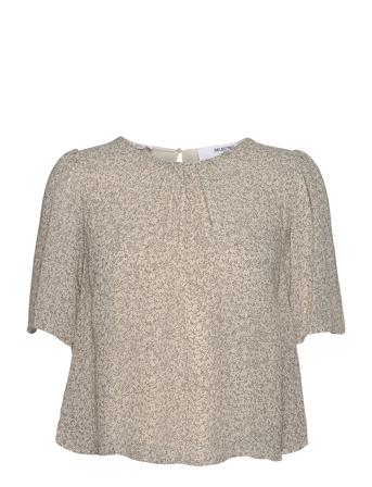 Slfgaia 2/4 Top Grey Selected Femme