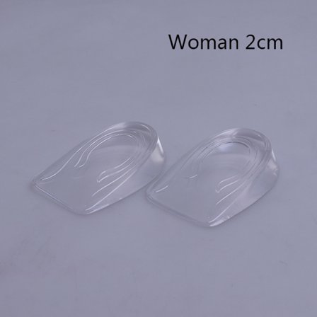 1 Par Höjdlyft Herr Dam Skor Innersula Silikon Hälinlägg