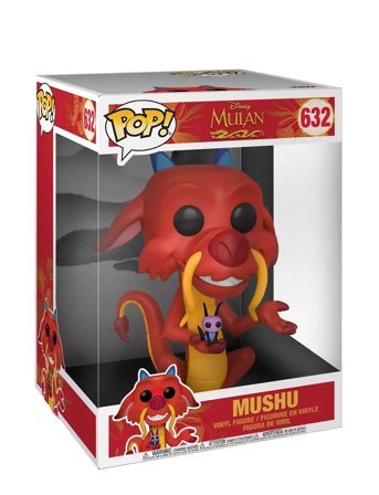 Funko Funko Pop 10" Disney Mulan Mushu - Red - ONE SIZE