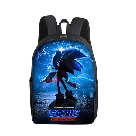 Sonic The Hedgehog 3d Ryggsäck Studentböcker Tecknad Ryggsäck B