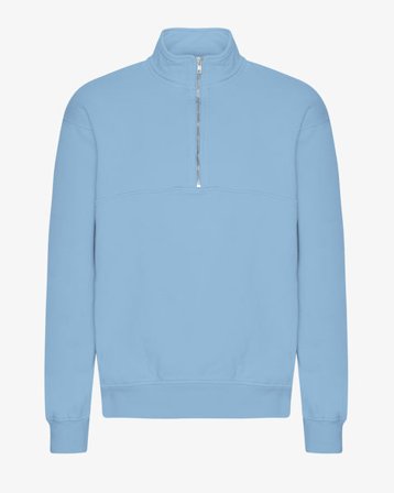 Organic Quarter Zip - Seaside Blue - Male - S