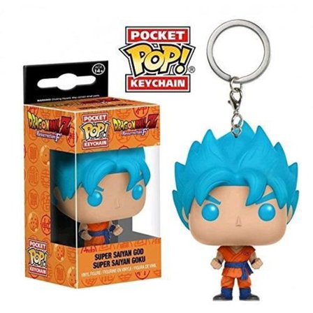 Nyckelring - Dragonball Z - Goku - Super Saiyan God Super Saiyan - Flerfärgad - Vinyl