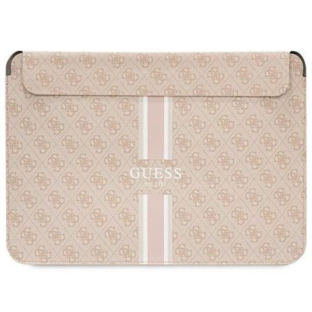 Guess 4G Printed Stripes-deksel for en 14" bærbar PC - rosa