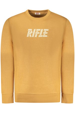 Rifle Felpa Senza Zip Uomo Marrone