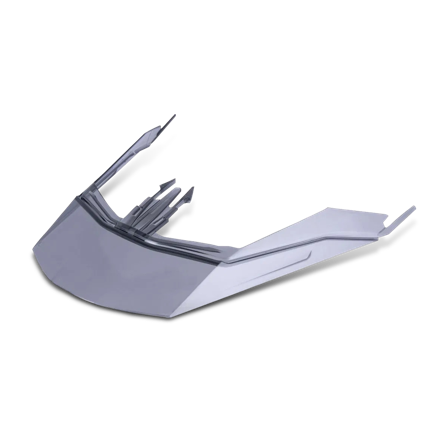 Alpinestars S-M10 MX Helmet Peak Transparent/Dark