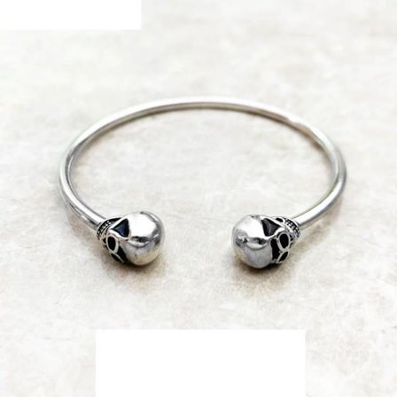 Armbånd Bangle Skull Europe Style Mode Karma Rebel Smykker