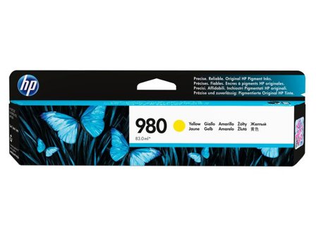 HP Bläckpatron D8J09A 980 Gul - Lyreco - Toner och bläck - Bläckpatroner - Bläckpatroner HP