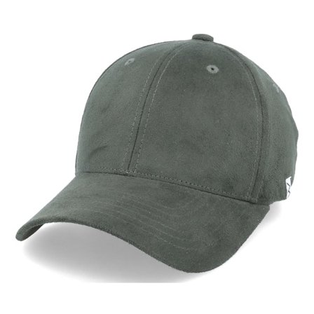 Wei - Grün adjustable Cap - Wawa Suede Olive High Crown Adjustable @ Hatstore